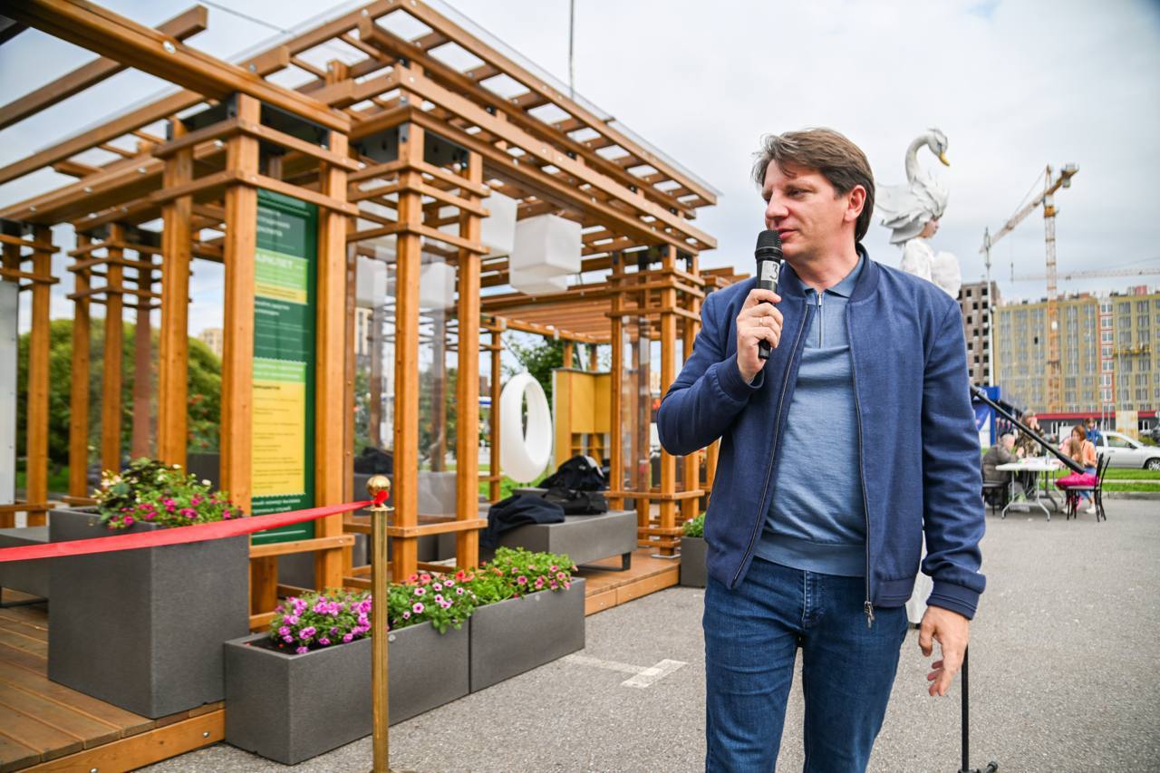 Проект парклета в Новоселье получил статуэтку “Золотой Трезини” - проекты Berkano - фото 1